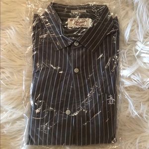 Brown Pinguin button down